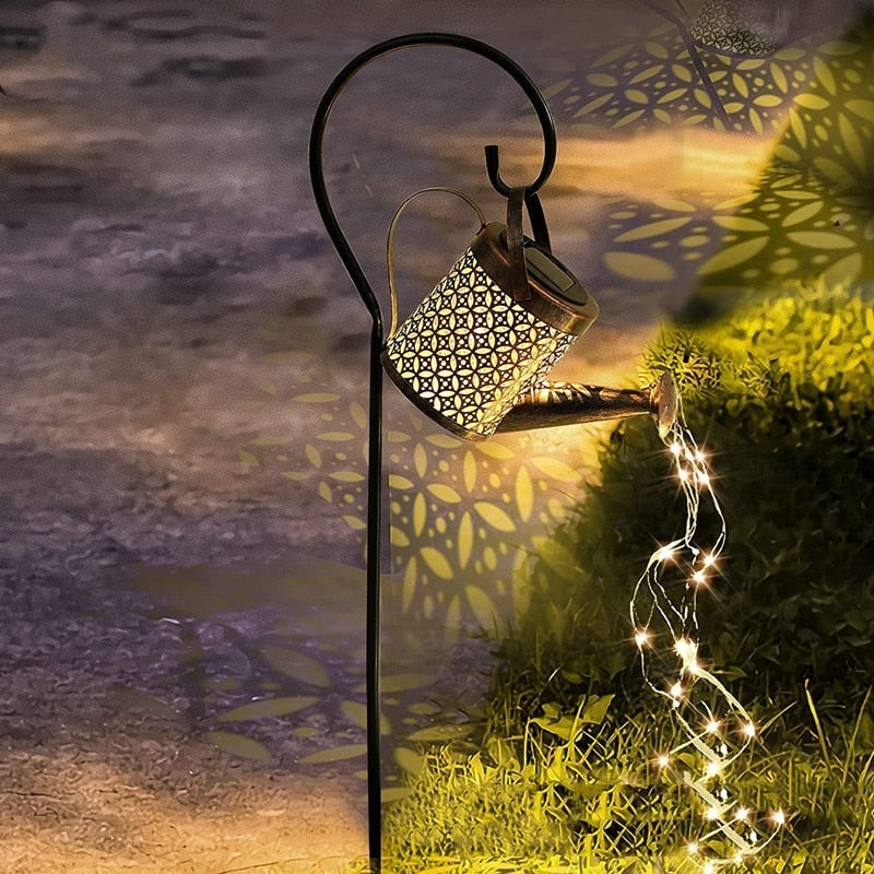 Lampe Arrosoir de Jardin Solaire