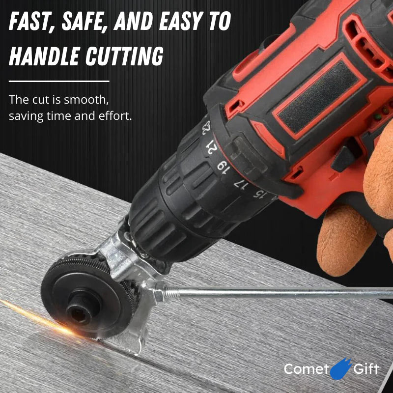 DrillCutPro™ - Metal cutting adapter for drill 