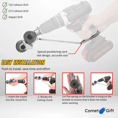 DrillCutPro™ - Metal cutting adapter for drill 