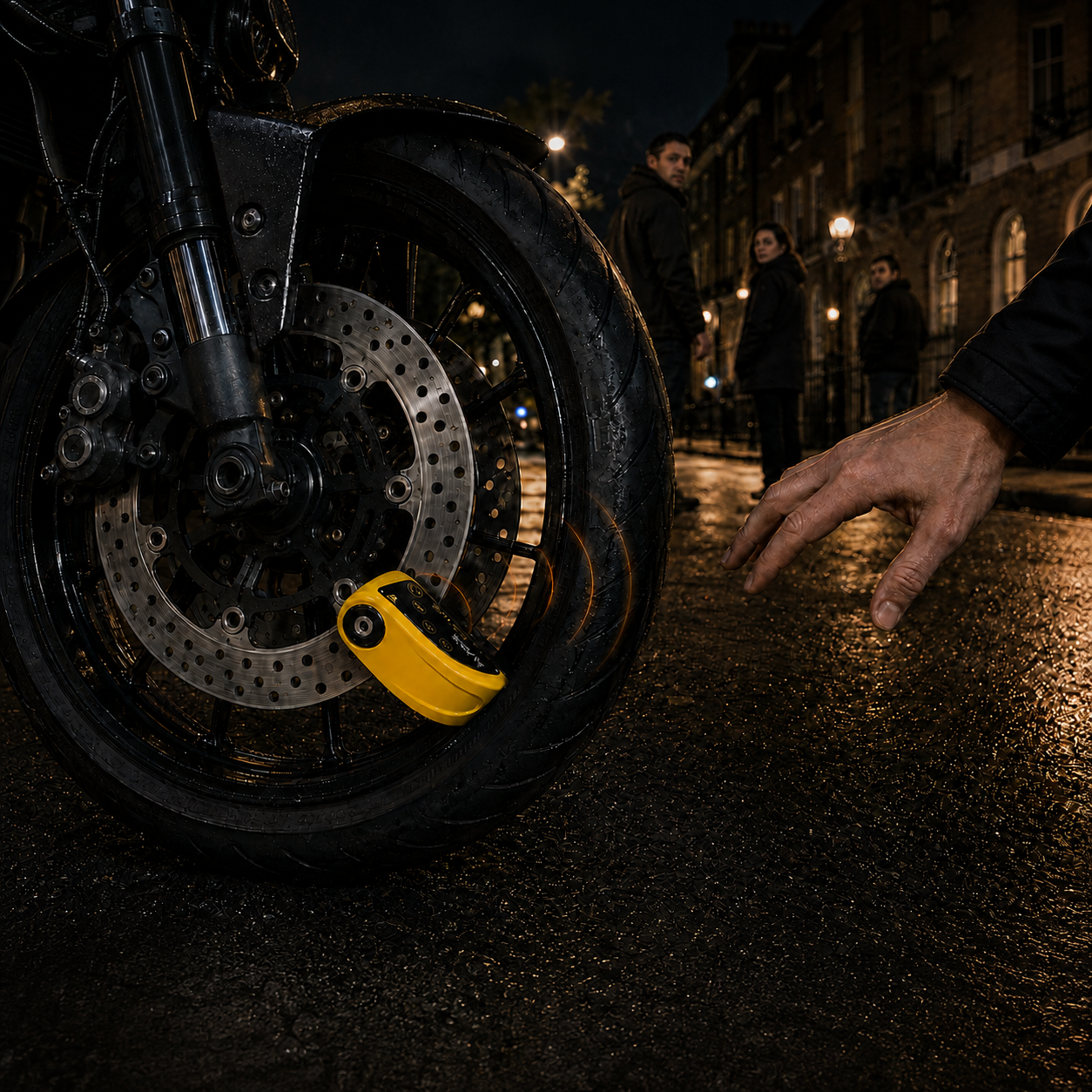 MotorGuard™ – 110dB Alarm Disc Lock