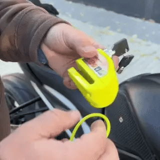 MotorGuard™ – 120dB Alarm Disc Lock